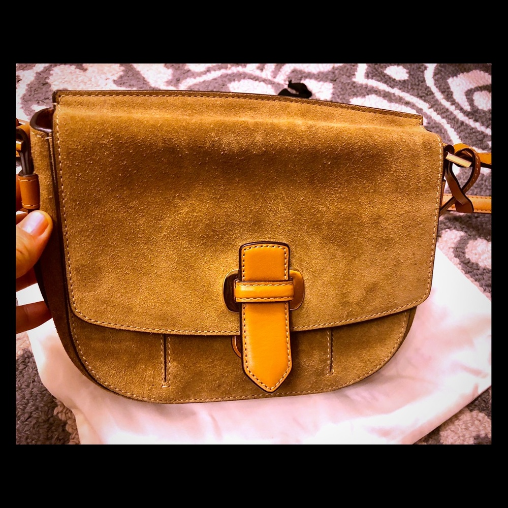 Suede Michael kors crossbody bag